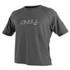 O'Neill Wetsuits Men's 24-7 Tech Short Sleeve Crew Shirt, Graphite, Large view 1