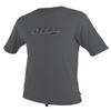 O'Neill Wetsuits Youth Tech 24-7 Short Sleeve Crew Shirt, Smoke, 12 view 1