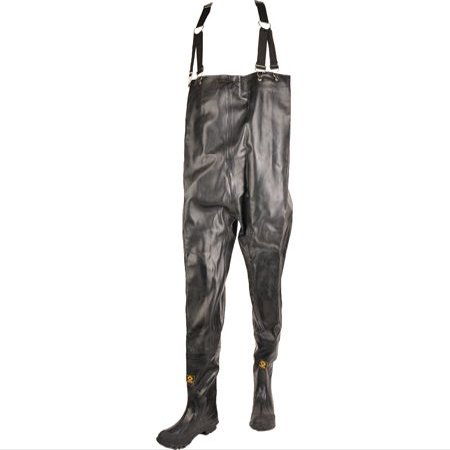 Herco Heavy Duty Rubber Chest Waders - Men's Size 9 (Black)