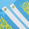 AZ FLAG - Kazakhstan Flag - 3x5 Ft - 100D Polyester Kazakh Banner with Two Metal Grommets - Fade Resistant - Vivid Colors - 3' x 5' Feet - 150x90 Cm view 2