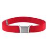 childrens Elastic silver Buckle Belts Boys girls Toddler Size 2t 3t 4t 5t - Red view 1