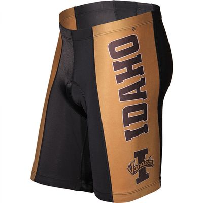 Adrenaline Promotions NCAA Idaho Men's Cycling Shorts, White, XX-Large