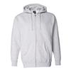 Independent Trading Co. Hooded Full-Zip Sweatshirt XL Grey Heather view 1