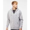 Independent Trading Co. Hooded Full-Zip Sweatshirt XL Grey Heather view 2