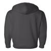 Independent Trading Co. Hooded Full-Zip Sweatshirt XL Solid Charcoal view 2