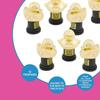 Fun Express Quacktastic Gold Rubber Duck Awards - 12 Plastic Trophies - 2-3/4" x 4" - Rewards and Giveaways view 2