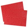 A&R Sports Number Decals, 2-Inch, Red view 1