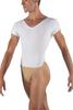 Ivan Boy's V-Neck Leotard with Built-In Dance Belt,WM125CWHTI,White,Intermediate view 1