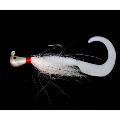 Pucci PFJ58-W/BK/W Bucktail Flash