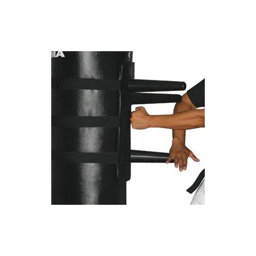 DZOTMYN Wing Chun Dummy Trainer - Punching Bag Accessory - Black - Adult - MMA - Wing Chun