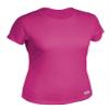 Terramar Women's Dri Release Short Sleeve Tee, Hot Pink, Large view 1