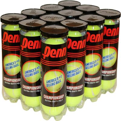Head Penn Champ Xd Tennis Balls, 12 Cans (3 Balls Per Can)