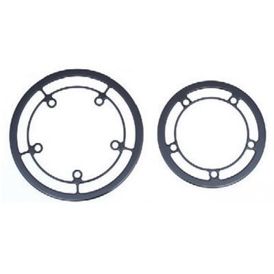 DIXNA V23P030 Line Guard, PCD/4.3 inches (110 mm), Black, Diameter 7.9 inches (200 mm), Black