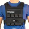 40 Lb V-Force Basketball Weight Vest - Black - Made in USA with quality global parts view 1