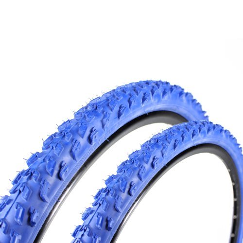 Kenda A184 Bicycle Tyres, Bike Tires 26 x 1.95 50-559 Blue K829 K-829 MTB Set of 2