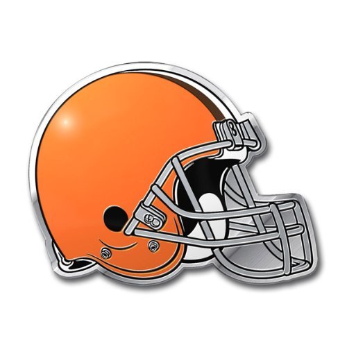 Cleveland Browns NFL Aluminum Color Emblem Decal