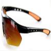 Aloha Eyewear Daredevil Fashion Bifocal Sunglasses w/Wrap-Around Sports Design and Anti-Glare Coating for Active Men (Black Orange, 1.50) view 3