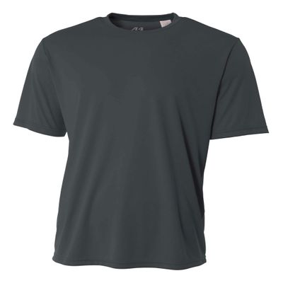 A4 Men's Cooling Performance Crew Short Sleeve T-Shirt, Graphite, Small