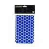 RydeSafe Reflective Decals - Hexagon Kit - Large (Blue) view 1
