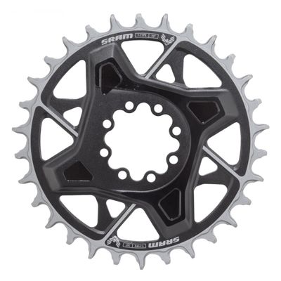 SRAM, Eagle T-Type DM X0 3mm Offset, Chainring, Teeth: 30, Speed: 12, BCD: Direct Mount, Aluminum, Black
