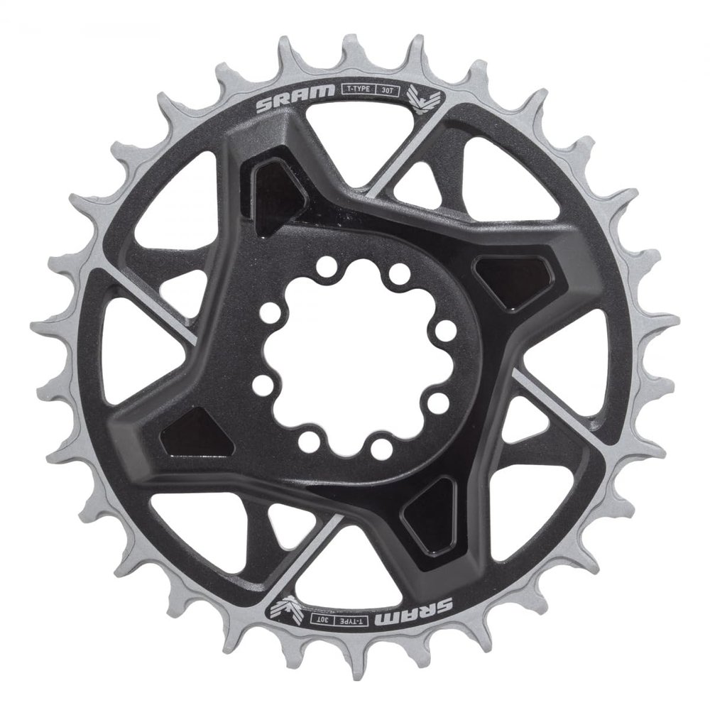 SRAM, Eagle T-Type DM X0 3mm Offset, Chainring, Teeth: 30, Speed: 12, BCD: Direct Mount, Aluminum, Black