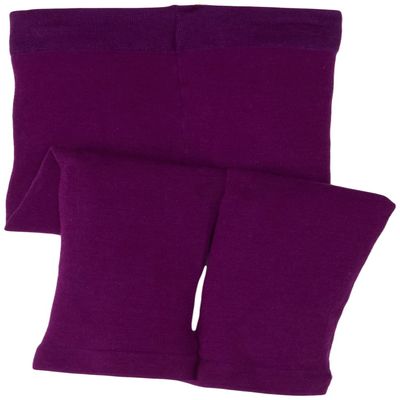Jefferies Socks Girls 2-6X Pima Capri, Purple, 4-6 Years