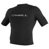 O'Neill Wetsuits UV Sun Protection Mens Hammer Short Sleeve Crew Sun Shirt Rash Guard, Black/Black/Black, XX-Large view 1