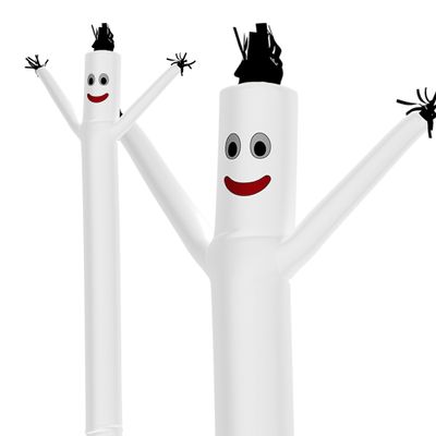 LookOurWay Air Dancers Inflatable Tube Man Attachment - 20 Feet Tall Wacky Waving Inflatable Dancing Tube Guy for Business Promotion - Blower Not Included - White