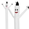 LookOurWay Air Dancers Inflatable Tube Man Attachment - 20 Feet Tall Wacky Waving Inflatable Dancing Tube Guy for Business Promotion - Blower Not Included - White view 1