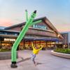 LookOurWay Air Dancers Inflatable Tube Man Attachment - 20 Feet Tall Wacky Waving Inflatable Dancing Tube Guy for Business Promotion - Blower Not Included - Green view 4