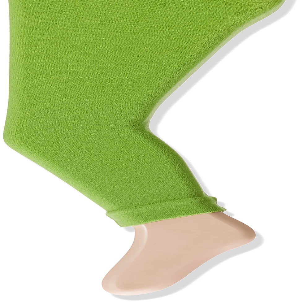 Jefferies Socks Big Girls' Pima Cotton Capri, Lime, 8-10 Years