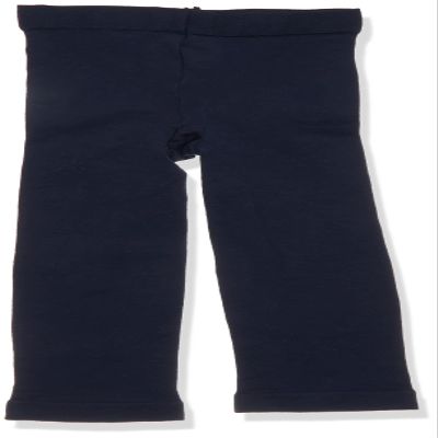 Jefferies Socks Big Girls' Pima Cotton Capri, Navy, 8-10 Years