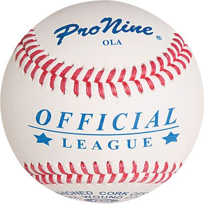 Pro 9 Pro Nine Official League Game White Baseball S (DZ) One Dozen
