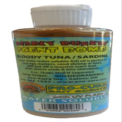 Pro-Cure Deadly Dunkin' Bloody Tuna/Sardine Scent Bomb, 4 Ounce