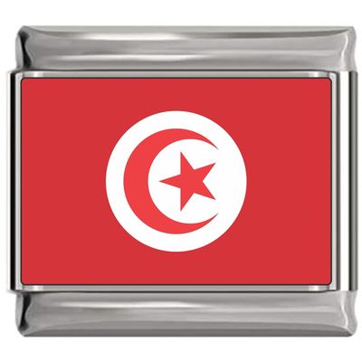 NewCharms Tunisia Flag Italian Charm