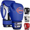 Farabi Sports Kids Boxing Gloves 4, 6, 8-oz Boxing Gloves for Kids Junior Boxing Gloves Youth Boxing Gloves Boys and Girls Boxing Training Gloves for MMA Muay Thai & Punching Bag (Blue/White, 4-oz) view 1