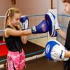 Farabi Sports Kids Boxing Gloves 4, 6, 8-oz Boxing Gloves for Kids Junior Boxing Gloves Youth Boxing Gloves Boys and Girls Boxing Training Gloves for MMA Muay Thai & Punching Bag (Blue/White, 4-oz) view 3