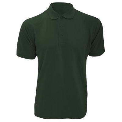 KUSTOM KIT Mens Klassic Superwash Short Sleeve Polo Shirt (L) (Bottle Green)