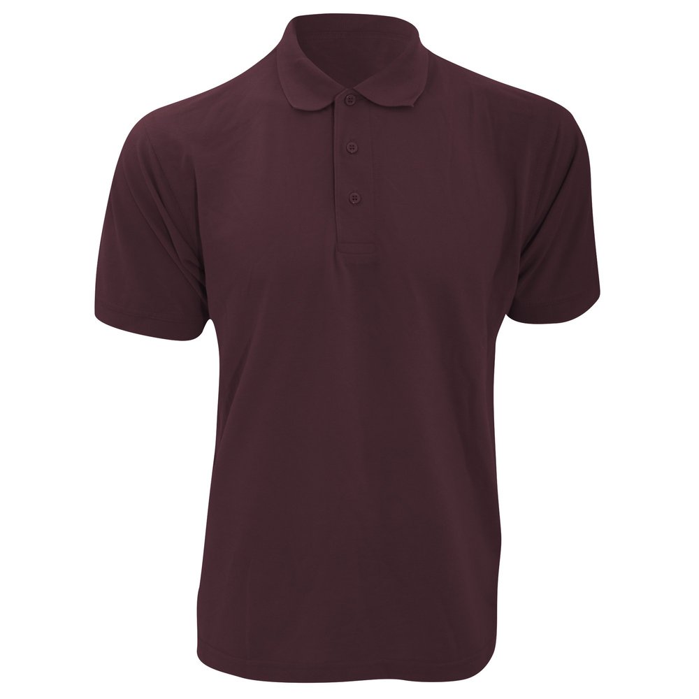 KUSTOM KIT Mens Klassic Superwash Short Sleeve Polo Shirt (S) (Burgundy)