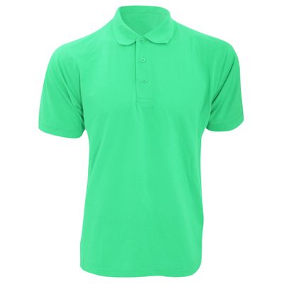 KUSTOM KIT Mens Klassic Superwash Short Sleeve Polo Shirt (2XL) (Jade)