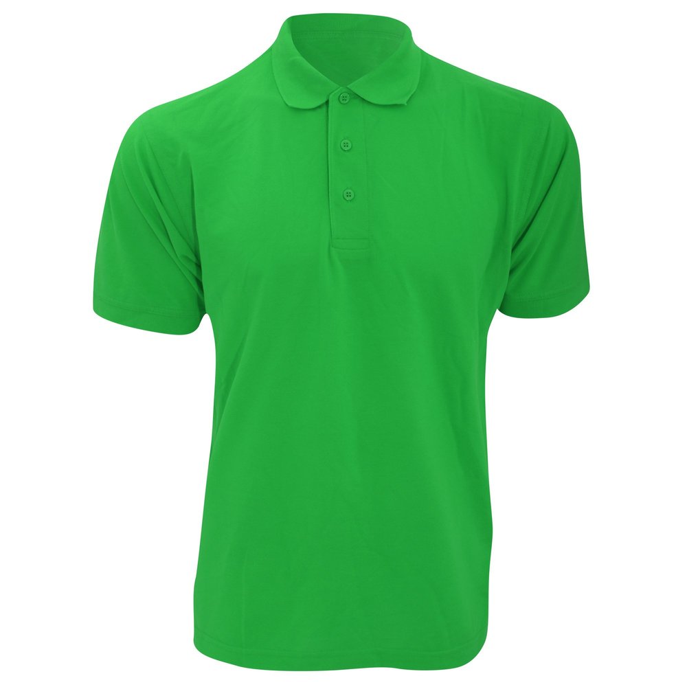 KUSTOM KIT Mens Klassic Superwash Short Sleeve Polo Shirt (S) (Kelly Green)