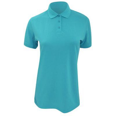 Kustom Kit Ladies Klassic Superwash Short Sleeve Polo Shirt (6 US) (Turquoise)