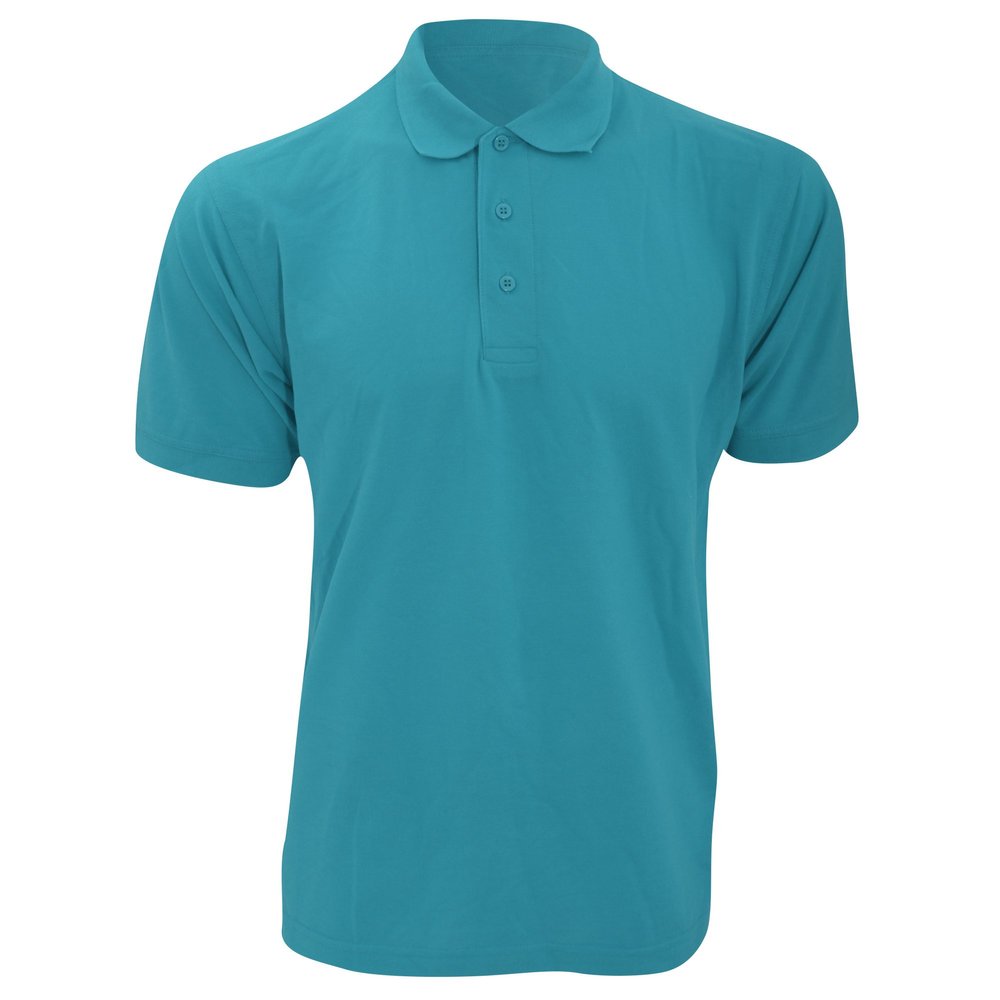 KUSTOM KIT Mens Klassic Superwash Short Sleeve Polo Shirt (S) (Turquoise)