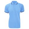 KUSTOM KIT Mens Tipped Piqu Short Sleeve Polo Shirt (XL) (Black/Red) view 4