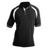 Kustom Kit Oak Hill Mens Short Sleeve Polo Shirt (L) (Black/Orange) view 3