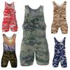 4 Time All American Sublimated Wrestling Singlet  Stitched & Durable Mens Singlet  Singlet for Wrestling, MMA & Powerlifting Wrestling Singlet Youth Boys (Camo Green, S 91-120 lbs.) view 1