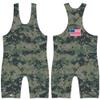 4 Time All American Sublimated Wrestling Singlet  Stitched & Durable Mens Singlet  Singlet for Wrestling, MMA & Powerlifting Wrestling Singlet Youth Boys (Camo Green, S 91-120 lbs.) view 2