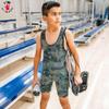 4 Time All American Sublimated Wrestling Singlet  Stitched & Durable Mens Singlet  Singlet for Wrestling, MMA & Powerlifting Wrestling Singlet Youth Boys (Camo Green, S 91-120 lbs.) view 4