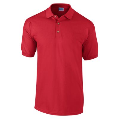 Gildan Mens Ultra Cotton Pique Polo Shirt (XL) (Red)