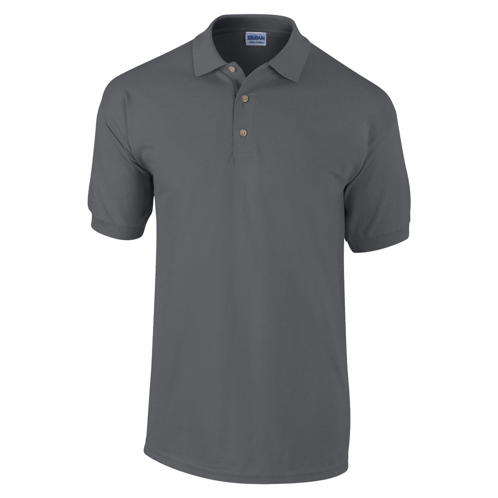 Gildan Mens Ultra Cotton Pique Polo Shirt (M) (Dark Heather)